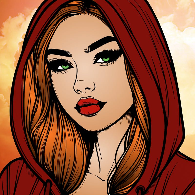 realistic beautiful woman with hoodie