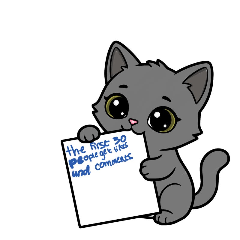 a small cat with a blank sheet of paper in its hand. the cat is sooooooo cute!