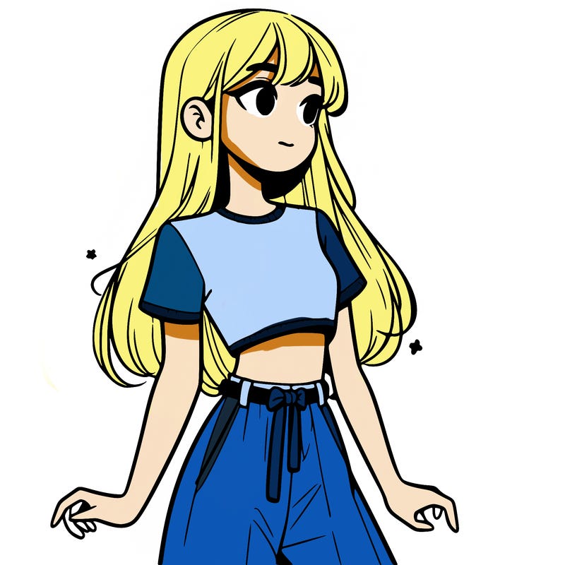 girl in a cute crop top