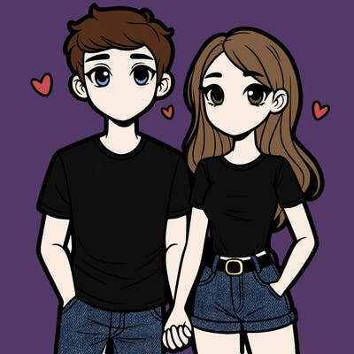 boyfriend and girlfriend