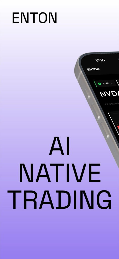ENTON - ENTON app interface for AI native trading