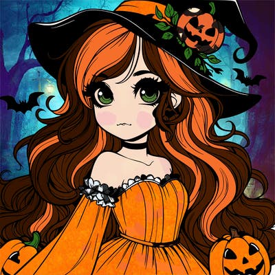 realistic girl halloween