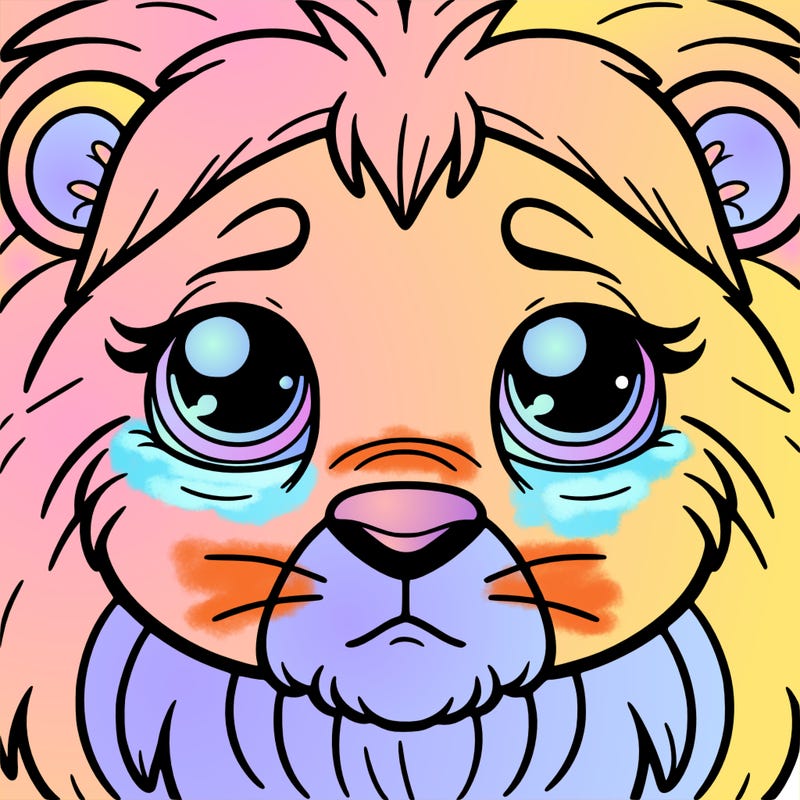 lion eyes emotionless