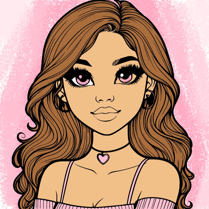 realistic pretty girl