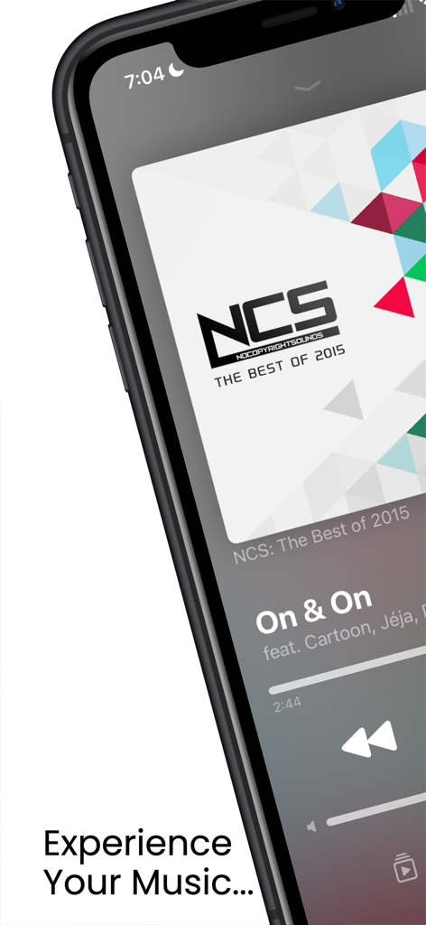 Openmusic - Openmusic app music player interface on a smartphone screen.
