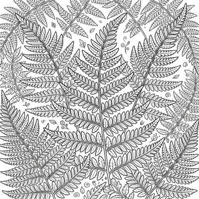 Explore the delicate beauty of nature with this Japanese Painted Fern coloring page. Its intricate fronds and botanical patterns offer a serene and engaging creative experience for all ages.