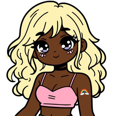 girl in a cute crop top