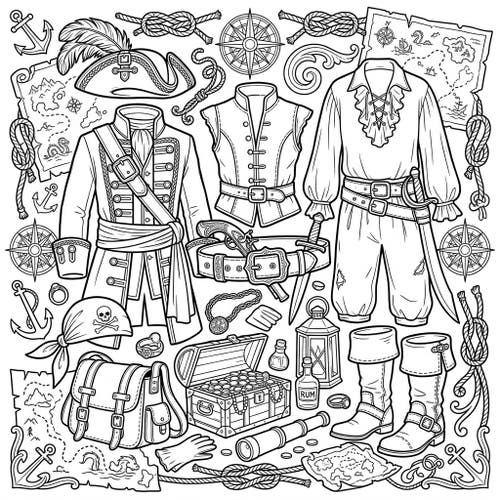 Pirate Apparel & Costumes