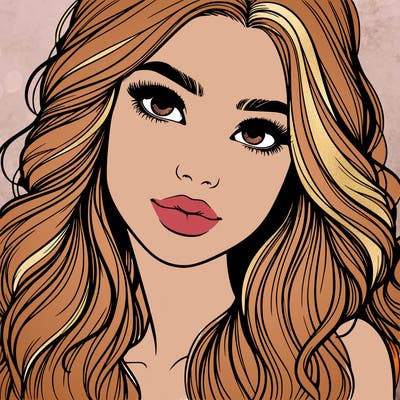 beautiful realistic girl