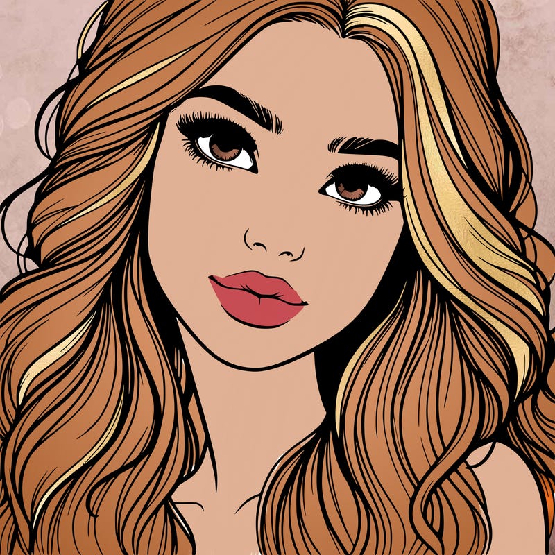 beautiful realistic girl