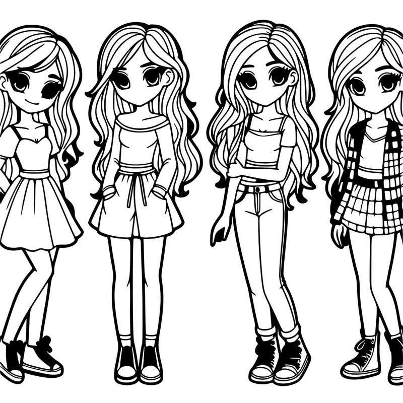 realistic girls 4