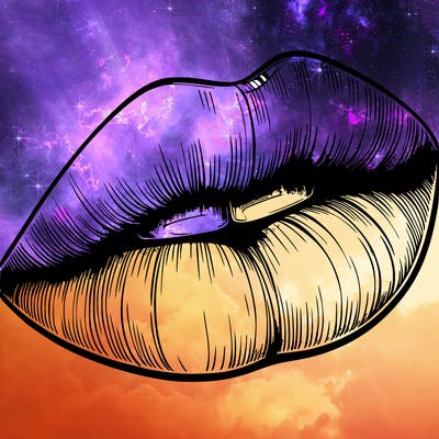 realistic lips
