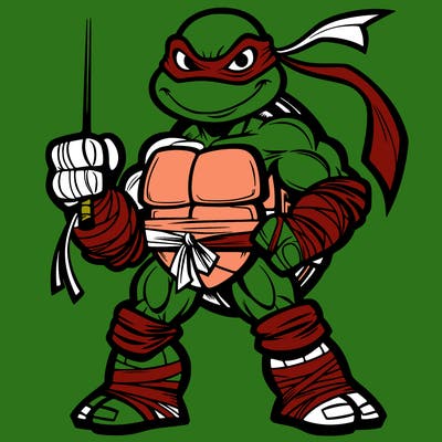 a mutant ninja turtle