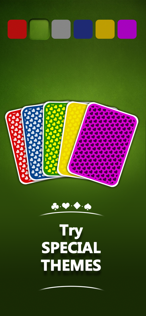 Solitaire Klondike * - A selection of colorful card back designs and themes for Solitaire Klondike