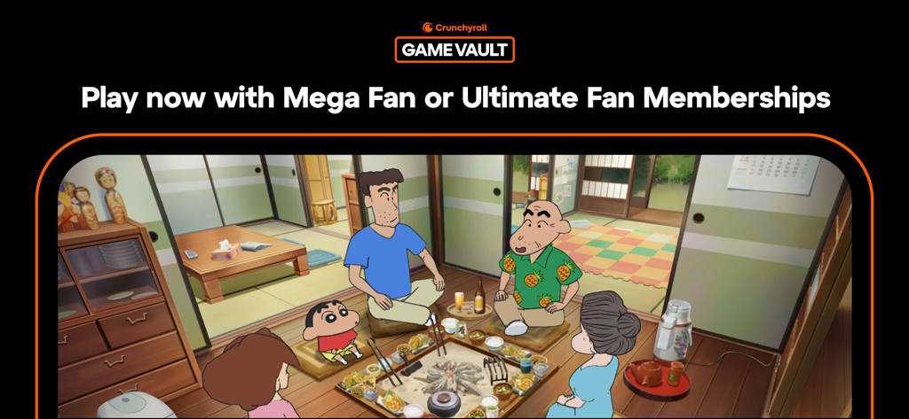 Shin chan: Shiro & Coal Town - Shin-chan e la sua famiglia che mangiano insieme attorno a un tradizionale focolare giapponese incassato