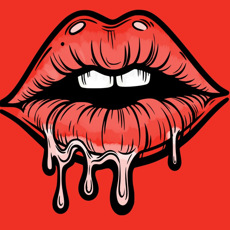 lips that look realistic and drip