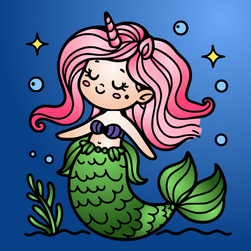 unicorn mermaid