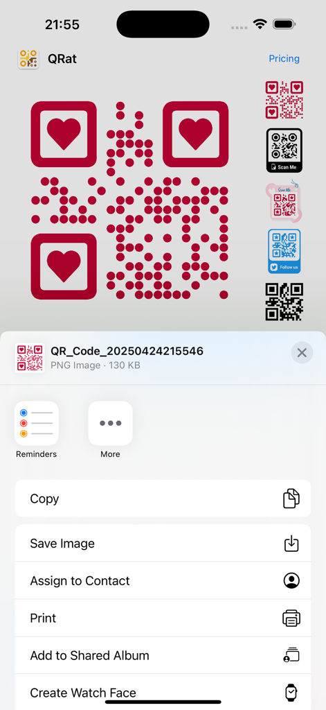 QRat - QR Code Generator - Productivity App | MWM