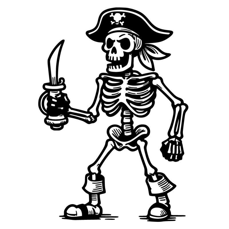 pirat skeleton