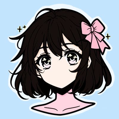 anime girl face