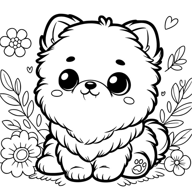 cute pomeranian baby
