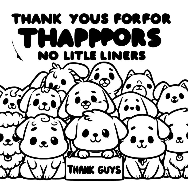 thank you guys for all your support dog