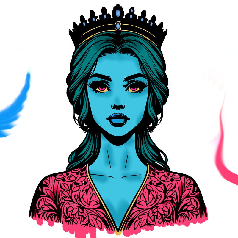 realistic beautiful queen