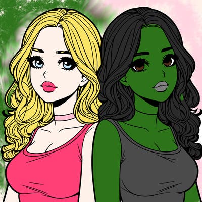 realistic twin sisters