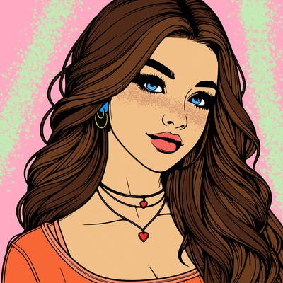 detailed realistic girl