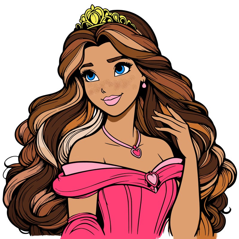 realistic disney princess
