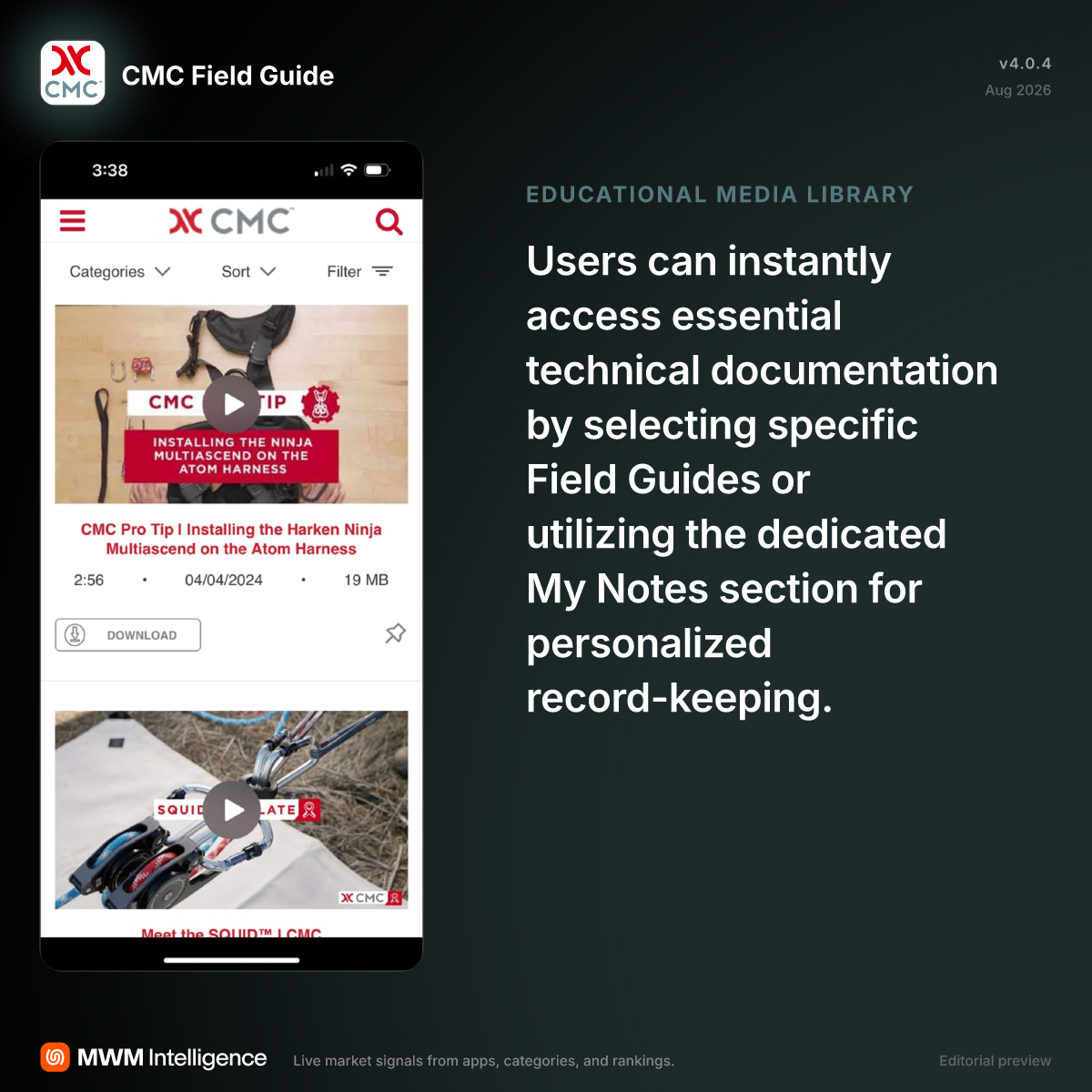 CMC Field Guide - Utilities App | MWM