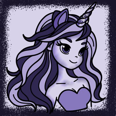 unicorn woman in person