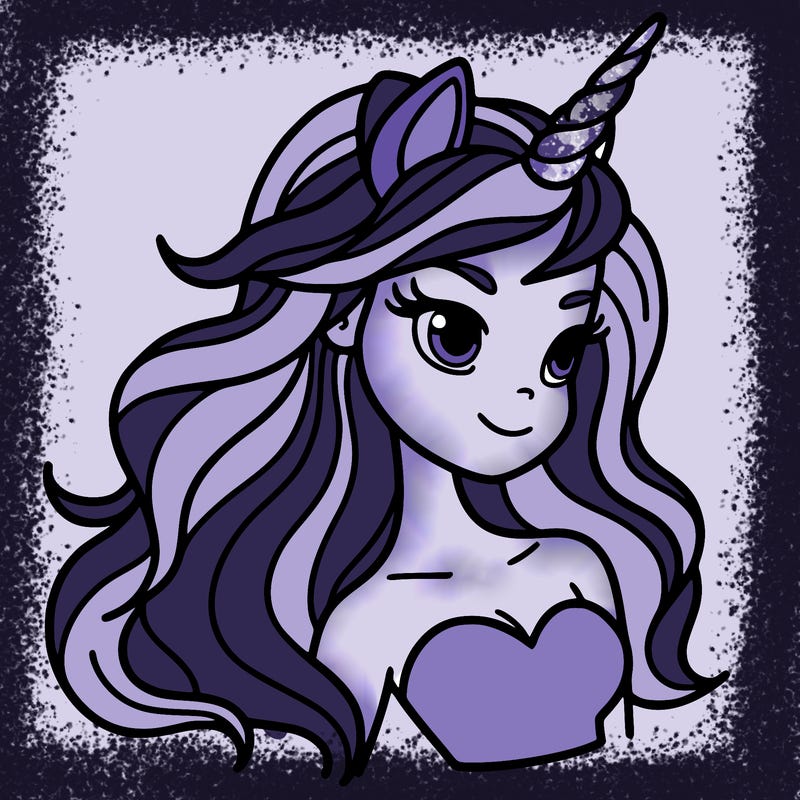 unicorn woman in person