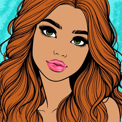 beautiful realistic girl