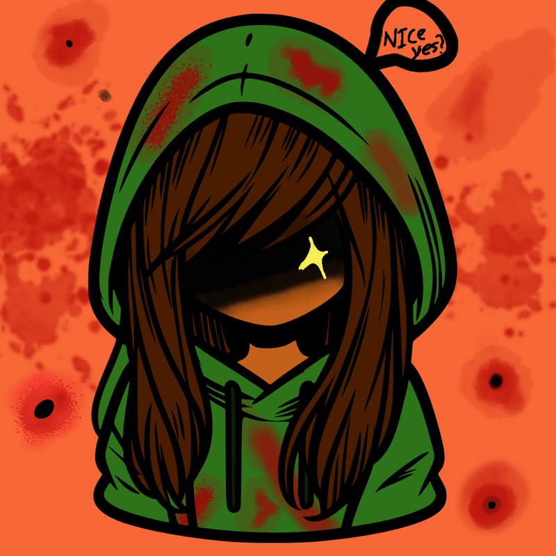 girl with hair covering her face and wearing a hoodie