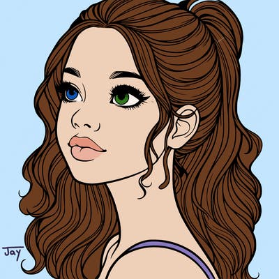 beautiful realistic girl