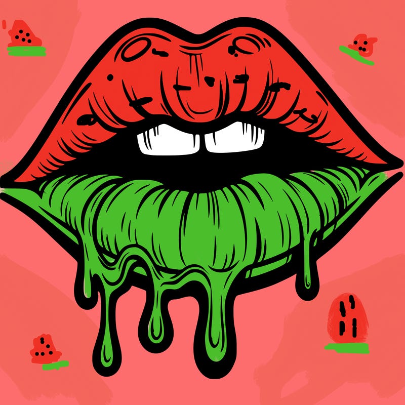 lips that look realistic and drip