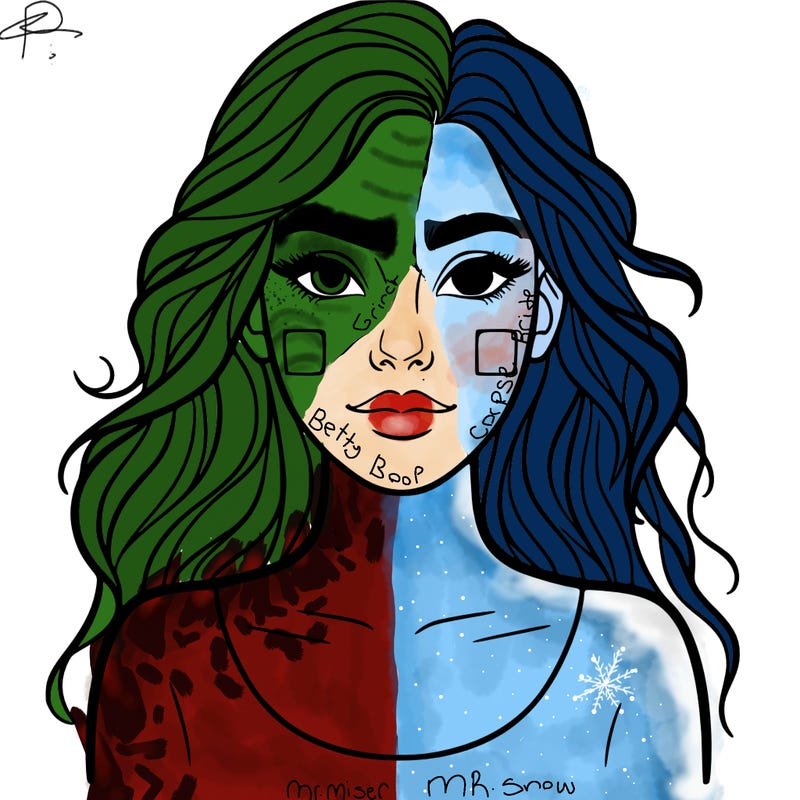 woman with no make up