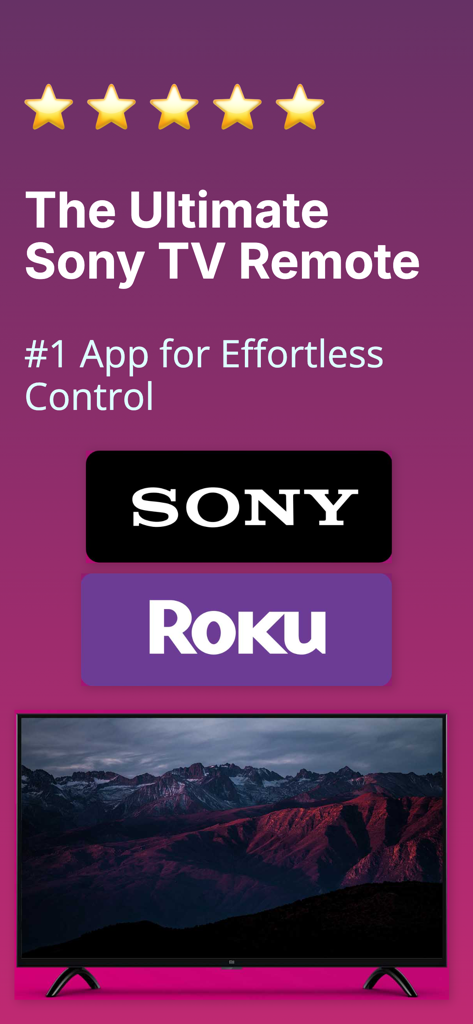 Sony Bravia Remote TV Control - Utilities App | MWM