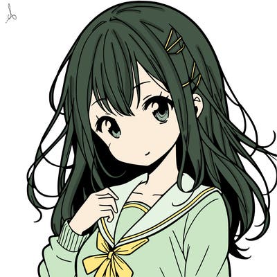 manga character girl