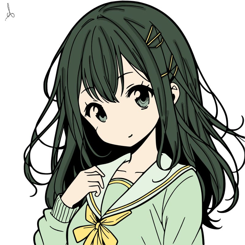 manga character girl