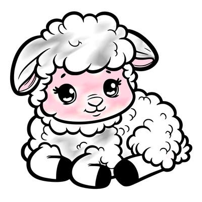 a baby sheep