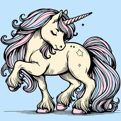 realistic unicorn