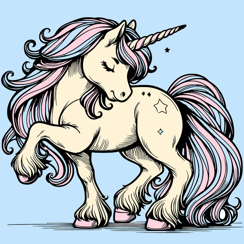 realistic unicorn