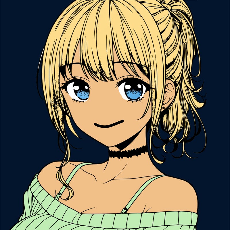 realistic manga girl