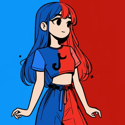 girl in a cute crop top