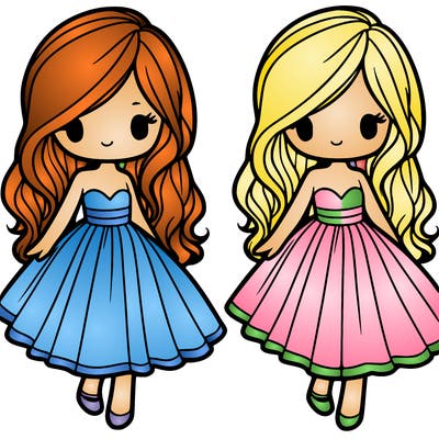 girl in a flowy dress