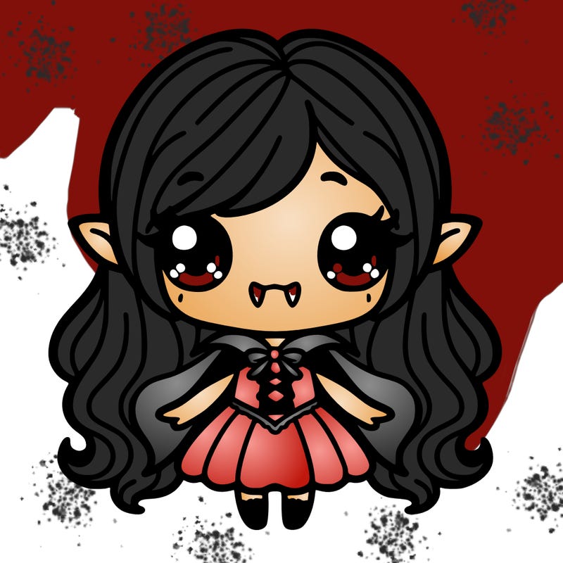 cute vampire girl