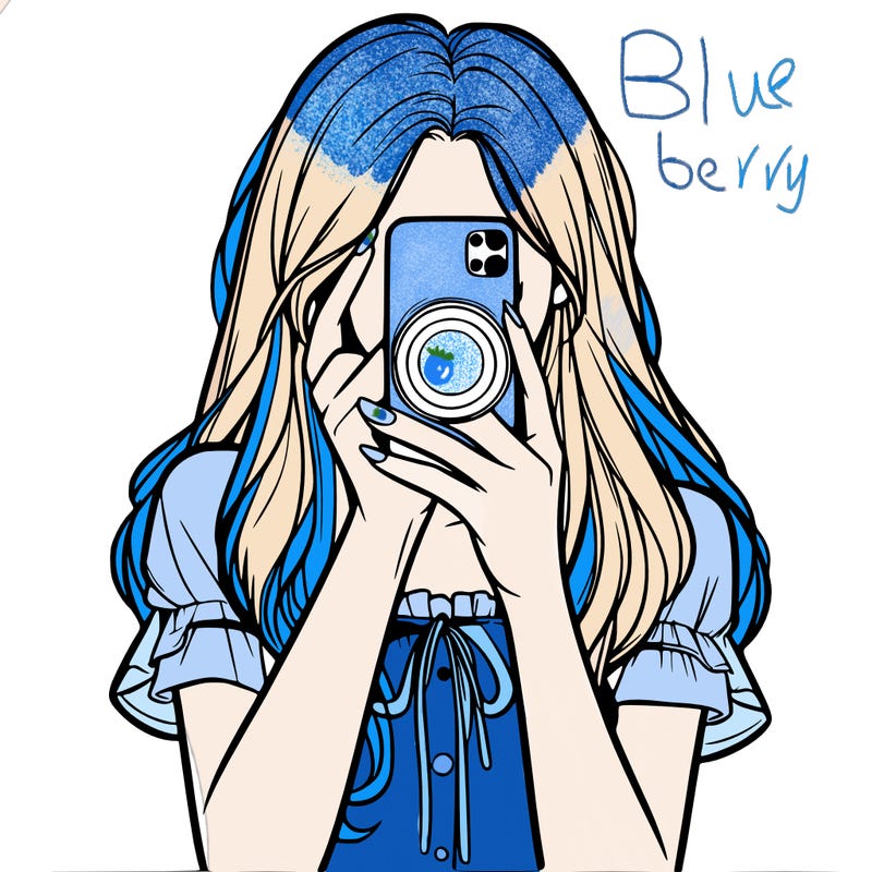 a realistic girl holding her phone taking pictures