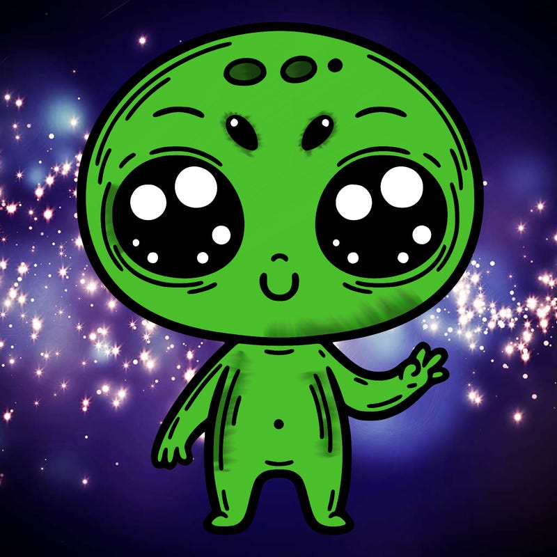 alien cute